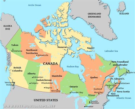 Canada Political Map