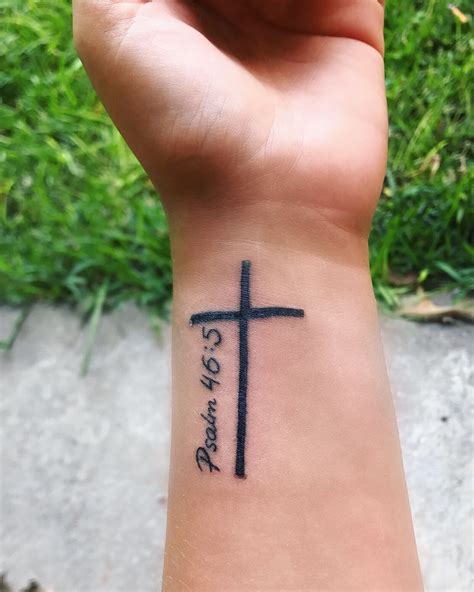 Cross Tattoos With Bible Verses