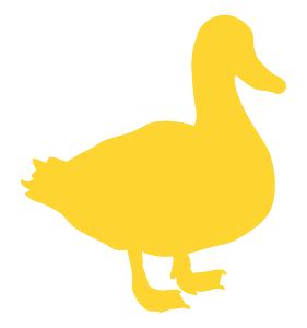 Mallard Duck silhouette - Free Vector Silhouettes | Creazilla