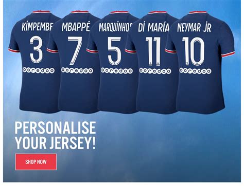 Paris Saint-Germain Online Store | PSG Kits, PSG Clothing & Merchandise ...