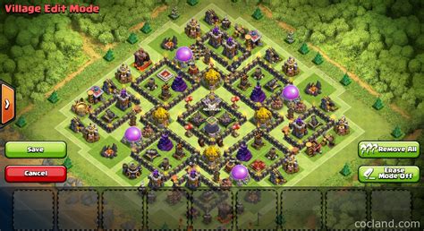 Nine Lives - Marvelous TH9 DE Protection Base Layout | Clash of Clans Land