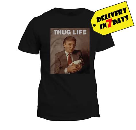 Donald Trump Funny T shirt Donald Trump Thug Life America President ...