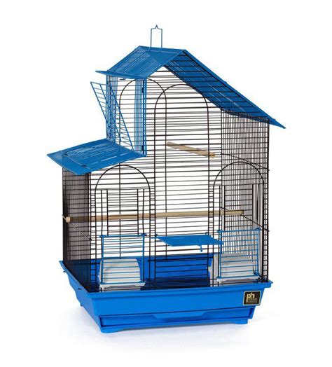 Parakeet House Bird Cage Blue SP41614-1 Prevue Pet Products