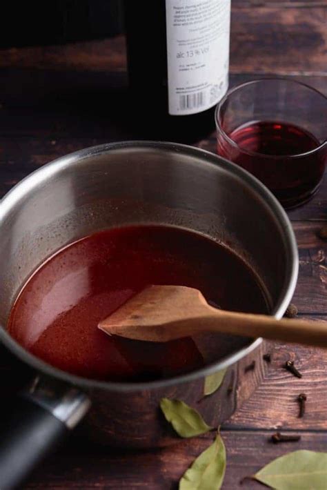 Red Wine Reduction Sauce With Spices - Real Greek Recipes