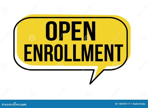 Open Enrollment 2023. Illustration With Keywords And Icons On A White ...