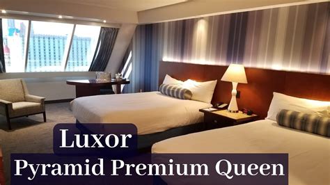 Luxor Las Vegas - Pyramid Premium Queen Room - YouTube