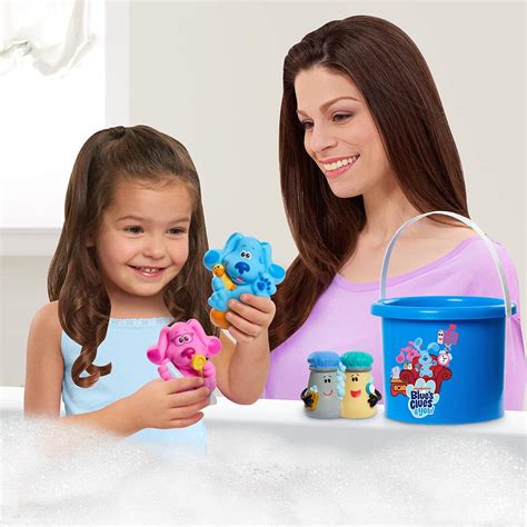 Buy Blue's Clues & You! Bath Bucket 7-Piece Set, Includes 3 Water Toys ...