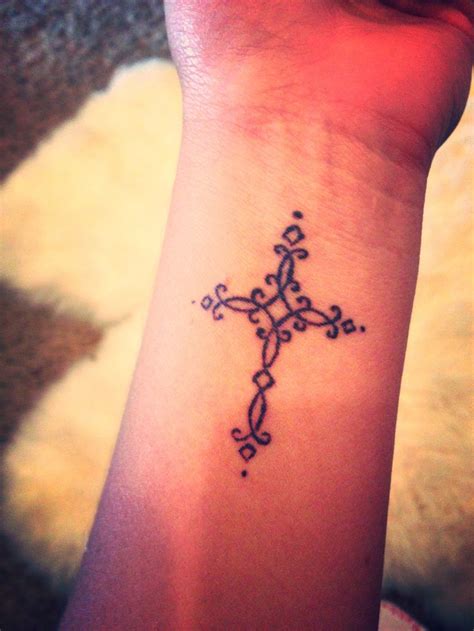 Posted in gallery: cross tattoo.