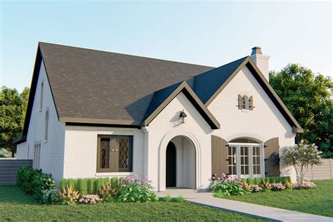 European Cottage Plan with Main-Floor Master Suite - 915022CHP | Architectural Designs - House Plans