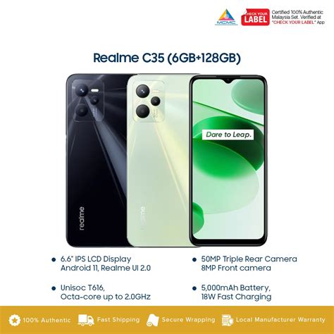 Realme C35 (4GB+64/128GB) Price In Malaysia & Specs - KTS