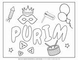 Printable Free Purim Coloring Pages sketch template