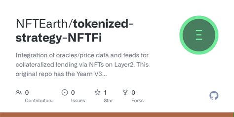 GitHub - NFTEarth/tokenized-strategy-NFTFi: Integration of oracles ...