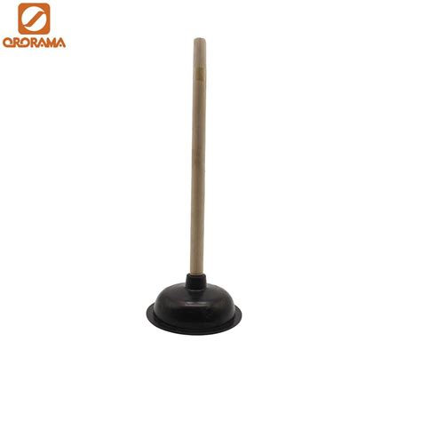 Toilet Rubber Force Cup Big Toilet Bowl Plunger With Wooden Handle Home ...