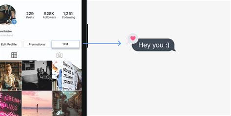 Add a "text" button to your Instagram Profile | Community
