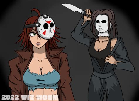 Bishoujo Jason Voorhees VS Michael Myers | Crossover | Know Your Meme