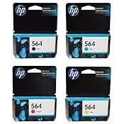 HP 564 Inkjet Cartridges, Set of 4 (Black, Cyan, Magenta & Yellow) | Office Store