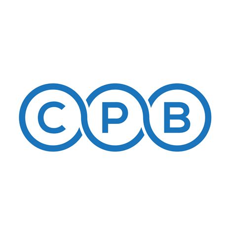 CPB letter logo design on white background. CPB creative initials ...