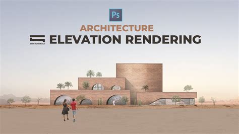 Architecture Elevation Rendering by Photoshop - Dezign Ark