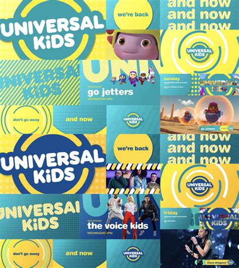 Brand New: New Logo, Identity, and On-air Look for Universal Kids by Kill 2 Birds | Identity ...