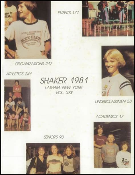 Explore 1981 Shaker High School Yearbook, Latham NY - Classmates