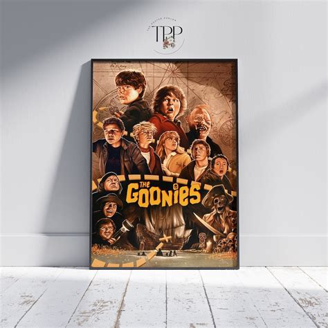 The Goonies Movie Poster, Vintage Style Film Wall Art, Unique Home ...