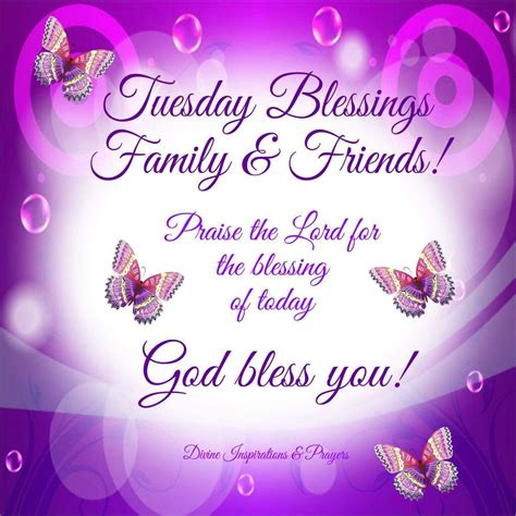 Tuesday Blessings Family & Friends, God Bless You Pictures, Photos, and ...