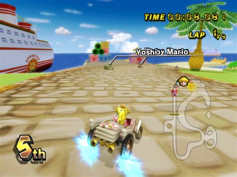 GCN Peach Beach from Mario Kart Wii | Mario kart wii, Mario kart, Mario ...