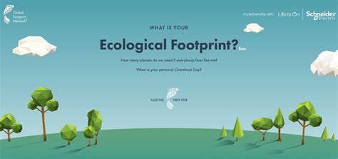 Ecological Footprint Calculator Worksheet