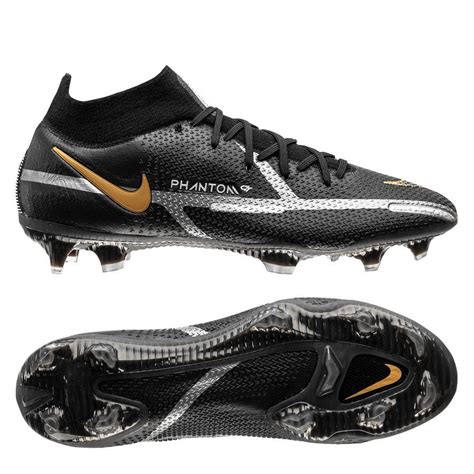 Nike Phantom GT 2 Elite DF FG Shadow - Sort/Grå/Guld