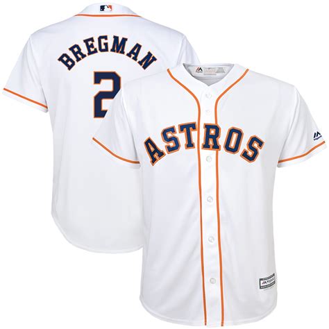 Youth Majestic Alex Bregman White Houston Astros Home Official Cool ...