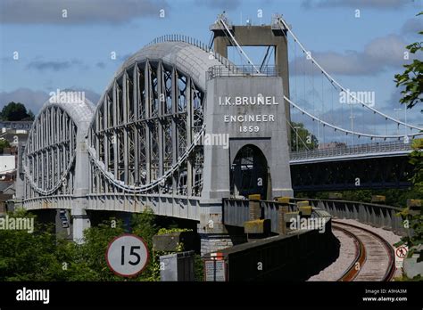 Royal Albert Bridge Saltash Cornwall Stock Photo - Alamy