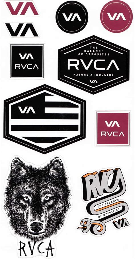 rvca-10-sticker-variety-pack-multi (1) - Wild Child Sports