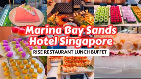 Marina Bay Sands Hotel Singapore | Rise Restaurant Lunch Buffet - YouTube