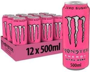 Monster Energy Drink 12x500ml (Ultra Rosa) : Amazon.co.uk: Grocery