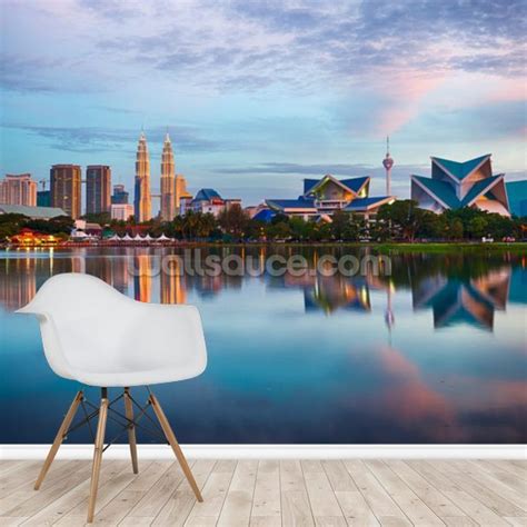 Kuala Lumpur Skyline Wallpaper Mural | Wallsauce US