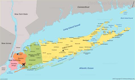 Long Island New York Map | Best New 2020