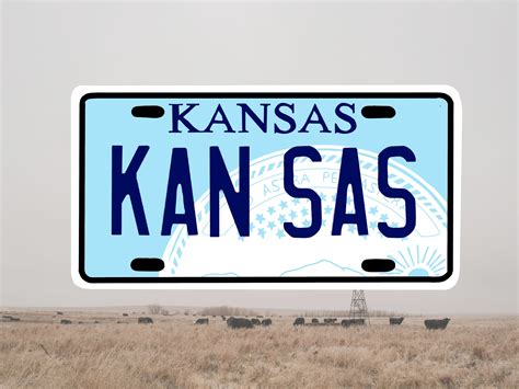 Kansas License Plates for sale | Only 4 left at -65%