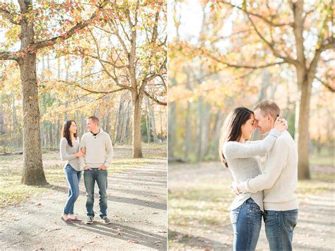 Allaire State Park Fall Engagement Photos | Helene and Derek