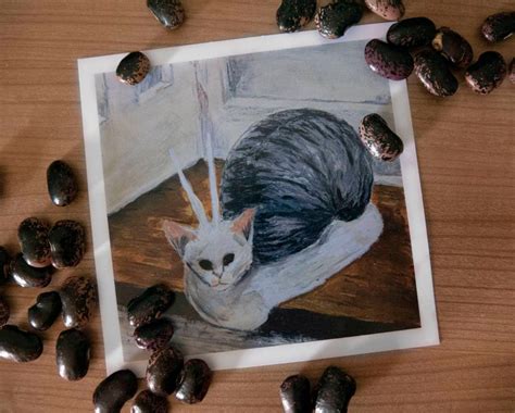 Ancient Cursed Cat / Art Print / Meme / Sad Cat / Multiple - Etsy