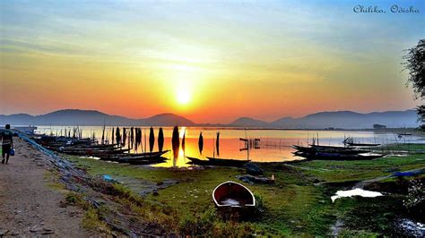 3440x1440px, 2K Free download | Sunrise Chilika Lake At Rambha, Odisha, India HD wallpaper | Pxfuel