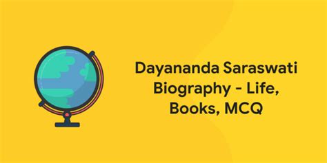 Dayananda Saraswati Biography - Life, Books, MCQ - Entri Blog