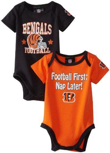 Cincinnati Bengals Boy's Short Sleeve Bodysuit, 6-12 Months | Bengals, Cincinnati bengals