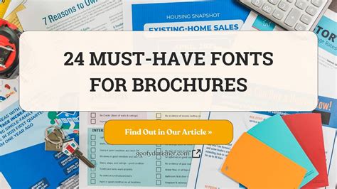 24 Fonts for Brochures That Will Propel Your Visual Communication