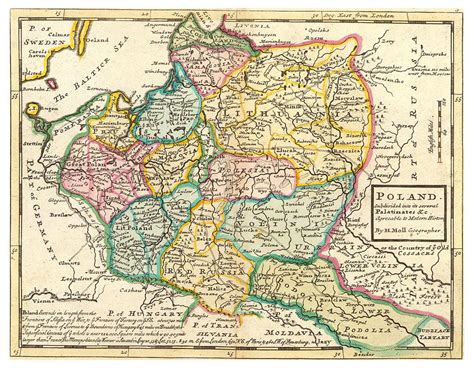 Antique Map of Poland - Old Cartographic Map - Antique Maps Digital Art ...