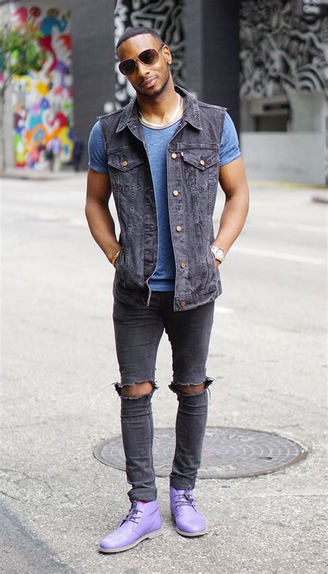 OOTD: BLACK DENIM VEST + SCOOP NECK TEE – Norris Danta Ford