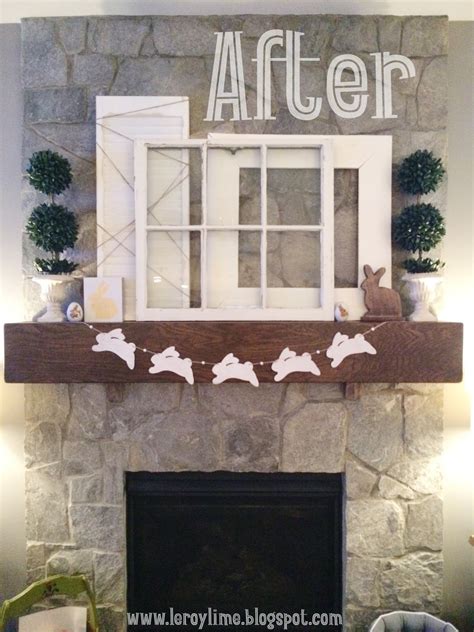 LeroyLime: Wooden DIY Mantle Project