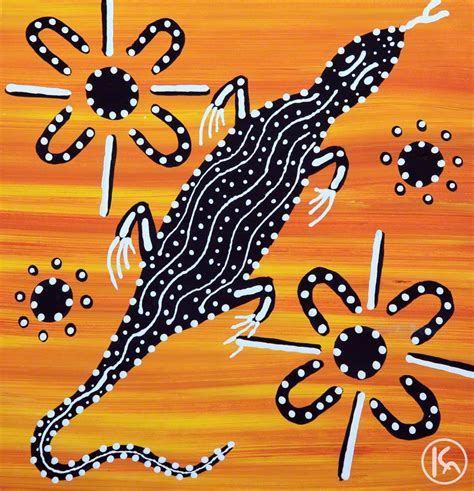 Goanna Hunting by Angelo Burgoyne Judda from Alice Springs, Central ...