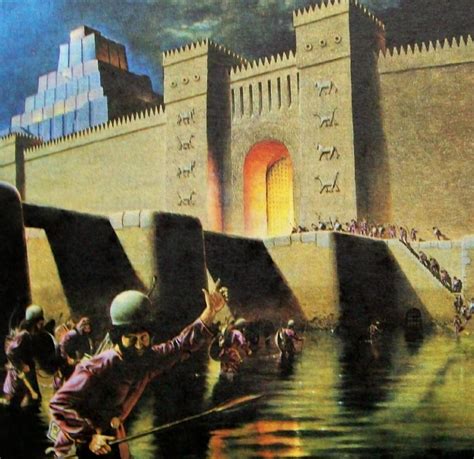 Siege of Babylon By Uknown : r/BattlePaintings