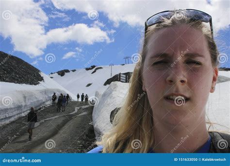 June 16 2018, Whistler Canada: Editorial Photo of People Hiking Whistler Mountain. Hiking ...