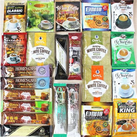 Super experience!23 kinds of different taste white coffee 510g more origin and brands Instant ...